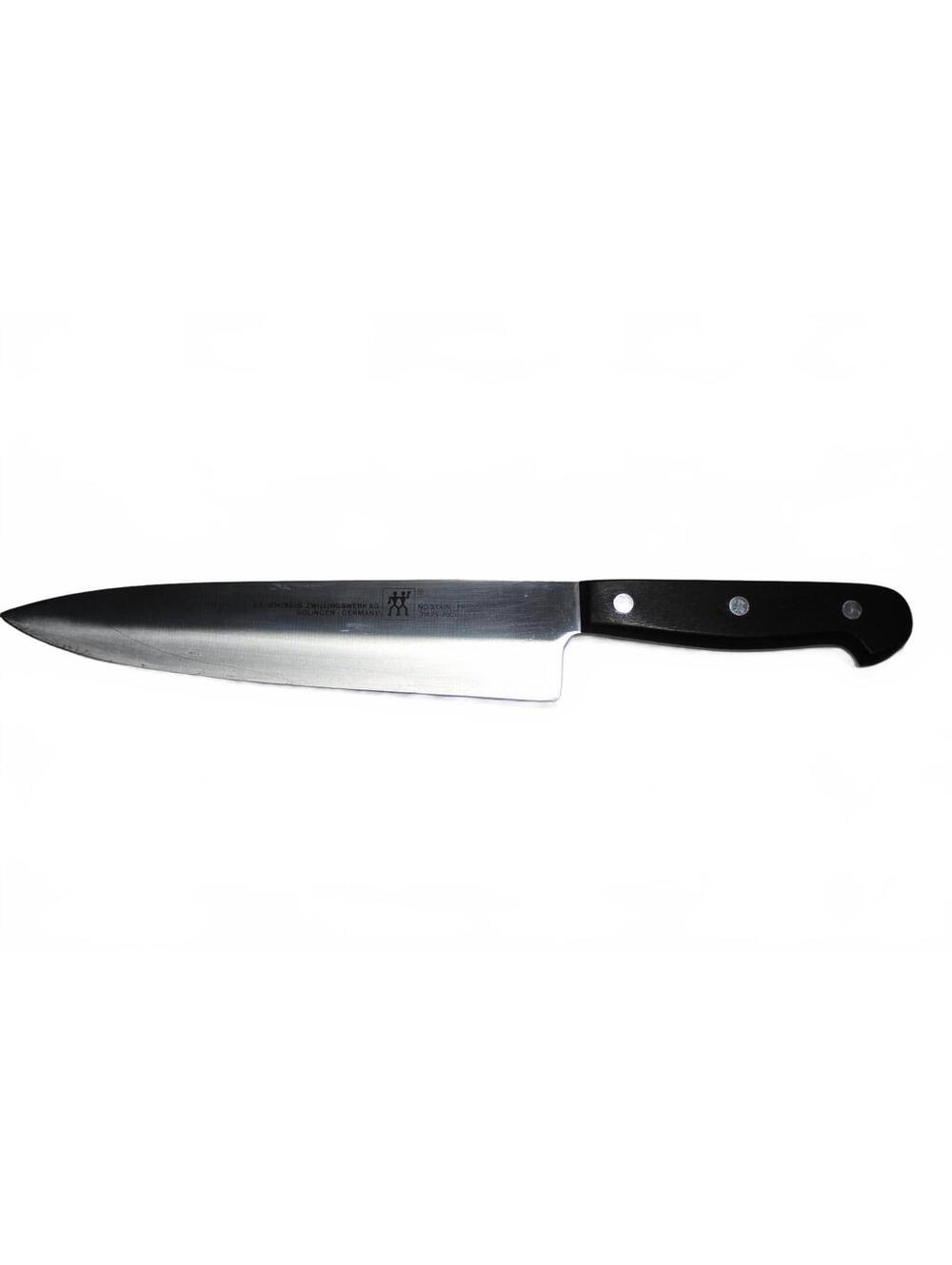 ZWILLING J.A. HENCKELS Twin Works 8 Inch Chef Knife 31625 Solingen Germany VTG